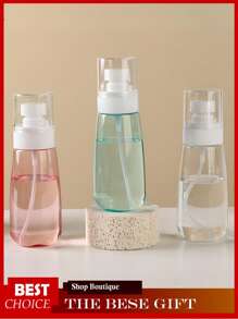 Flacons de voyage avec vaporisateur, flacon vaporisateur à fines gouttelettes, flacon vaporisateur en plastique rechargeables étanche à fines gouttelettes, rechargeables vides pour cosmétiques de voyage, flacon de spray pour cheveux, contenants vaporisateurs, essentiels de voyage, produits essentiels pour les vacances pour les parfums, huiles essentielles, toniques, eau de rose, cosmétiques (100ml/60ml/30ml)