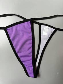 HiSexy Micro Bikini Set For Women Extreme Triangle Top G String Swearwear Sexy Multi Clour Tie Side Mini Bathing Suit