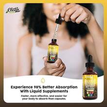 RYZE SUPERFOODS Natural Energy & Hormone Balance Drops | Organic Maca Root, Ashwagandha, Fenugreek, Beet Root + L-Arginine | Adapto Drive Multivitamin For Both Genders - 1 chai - Xem 7