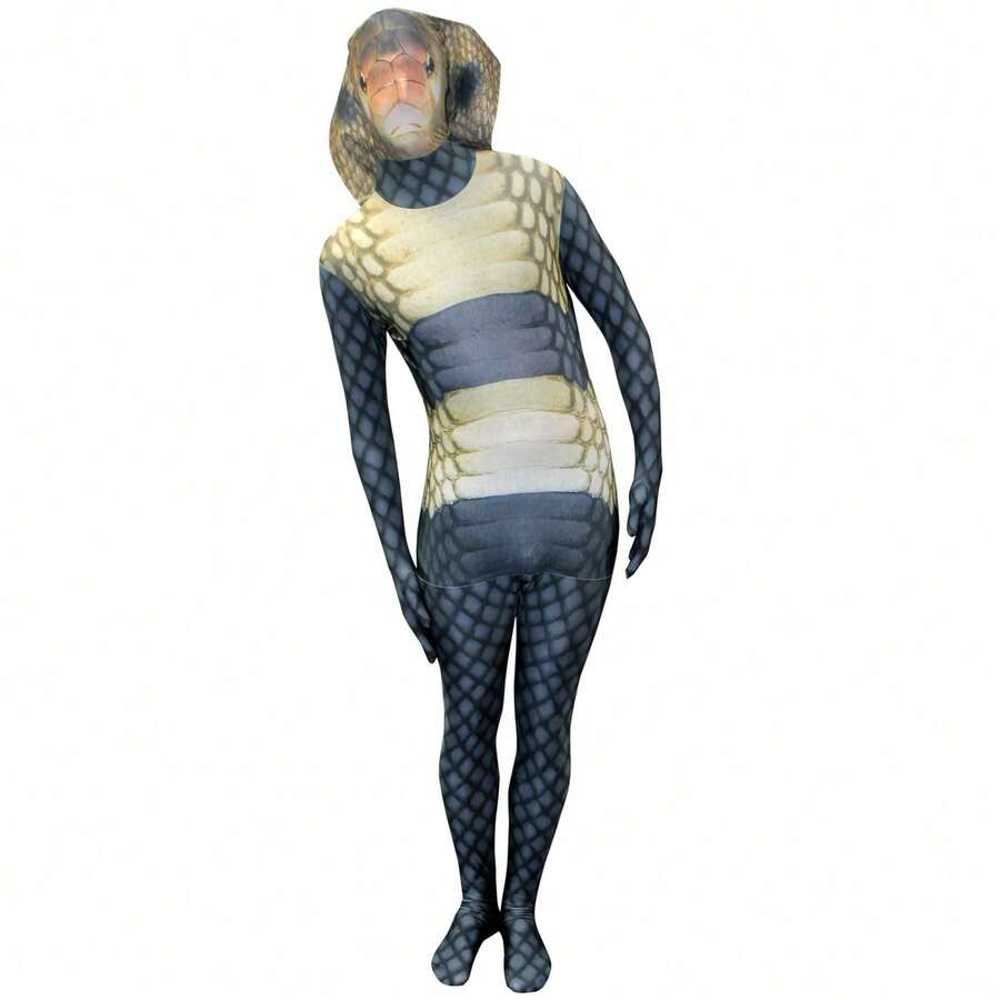 Morph Costumes Kids Snake Costume - King Cobra Morphsuit For Halloween - Fun Fancy Dress Outfit For Dress-Up Parties And Costume Events