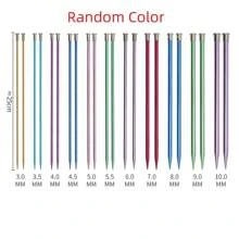 2/22Pcs/Pack Multicolor Knitting Needles Sweater Needles For Knitting Sweater Weaving Tools DIY Knit Accessories Random Color