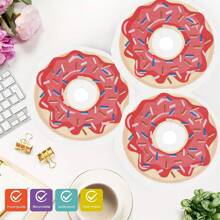 20 Stücke/40 Stücke/60 Stücke/Set, Donut-Servietten, Donut-Geburtstagsparty-Dekorationszubehör, 2 Lagen, Einweg-Papierservietten für Desserts und Getränke, geeignet für Abendessen, Babyparty, Geburtstag, Hochzeitsbraut, kokette Geburtstagsdekoration, 6.5x 6.5 Inches