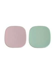 1 pieza/2 piezas Estuche portátil y sencillo para lentes de contacto de unicolor, adecuado para uso diario al aire libre