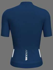 Maillot de ciclismo para mujer - Azul - Ver 3