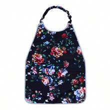 1pc Adult Bib - Elderly Meal Bib With Foldable Pocket Design, Prevent Falling Crumbs And Protect Clothing, Suitable For Dining, Elegant For Men & Women