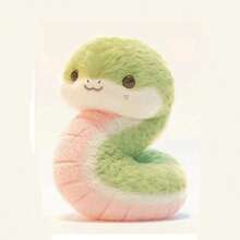 1 pieza Muñeco de peluche de serpiente pequeño de 20cm/7.87in, ligero y piel amigable, muñeco de peluche de serpiente, adecuado para decoración de sala de estar - Multicolor - Ver 7