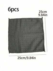 6pcs/3pcs/1pc Non-Woven Barista Towels, Suitable For Coffee Machines And Tea Houses - Highly Absorbent, Durable Cleaning Cloths For Wiping Milk And Spills - Random Color Small Square Towels, Great For Mother's Day, Halloween, Christmas Cleaning Rags