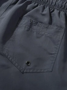 男士系带抽绳沙滩短裤，速干，适合游泳、运动、跑步、沙滩装