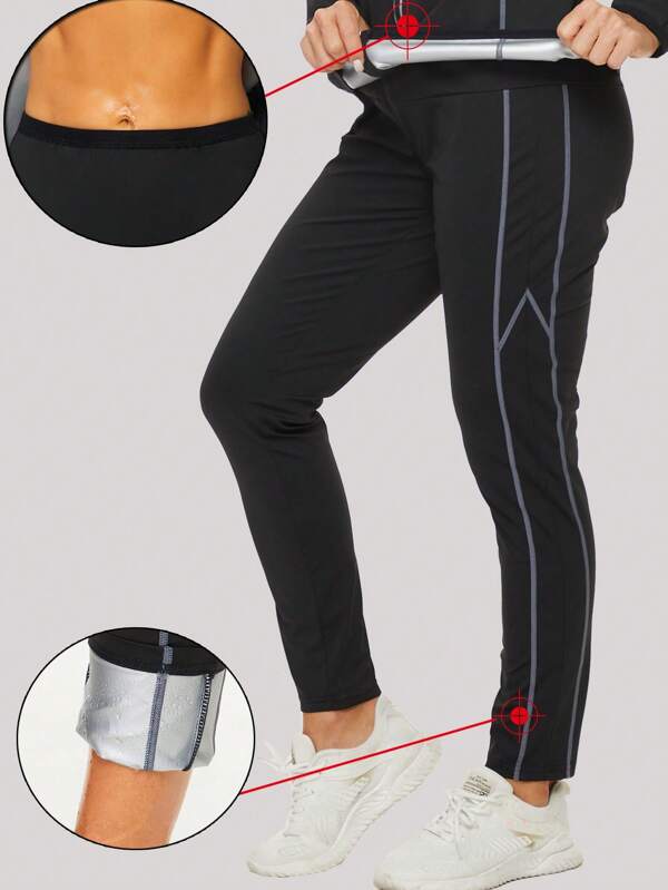 1 Stück Damenhose mit Silberbeschichtung für Outdoor Aktivitäten zum Schwitzen, Trainingsanzug