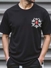 LOGEQI Men T-Shirts - Black - View 4