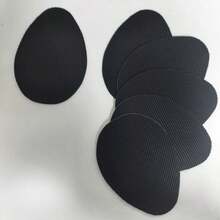 1/3/6/10pieces Non-Slip Shoe Pads For Bottom Of Shoes, Rubber Self Adhesive Anti-Slip Shoe Grips Stickers, High Heels Non-Skid Sole Protector - Black - View 3