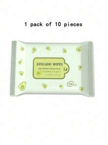 1/2/5/10/50 Packs [10 Pieces Per Pack] Disposable Cleaning Wipes, Portable Tissue Paper, Non-Alcoholic,Used For Cleaning Daily Necessities