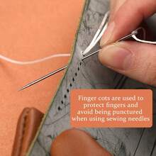 Hand Sewing Needle Kit, Leather Hand Sewing Needles And Bending Needles For Leather Sewing, Used For Home Decoration, Hand Sewing Leather Needles, Carpet And Canvas Repair