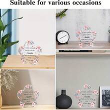 Gifts For Aunt, Christmas Gifts For Aunt, Aunt's Acrylic Decor, Aunt's Birthday Gifts, Mother's Day Gifts, Best Gifts For Aunt, Mother's Day, Easter, Valentine's Day Gifts, Thank You Gifts - Multicolor - View 6