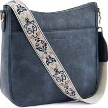 Bolsos cruzados para mujer BOSTANTEN de piel vegana, bolsos de hombro tipo hobo con correa de hombro ancha
