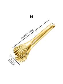 1 Kẹp gắp thức ăn hình vỏ sò bằng thép không gỉ - Dụng cụ kẹp gắp thức ăn thanh lịch giúp kẹp chặt bánh mì, bánh ngọt, rau củ, thịt, vỉ nướng - Thiết kế bền và dễ vệ sinh, dụng cụ nhà bếp hình vỏ sò, dụng cụ nhà bếp bền cho đầu bếp tại nhà và đầu bếp chuyên nghiệp - Kẹp vỏ sò - Xem 8
