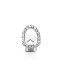 1 Set Men Hollow Gold & Silver Glitter Flashy Gear-Shaped Brooch, Unisex Nightclub Party Wear, Suitable As Festival Gift