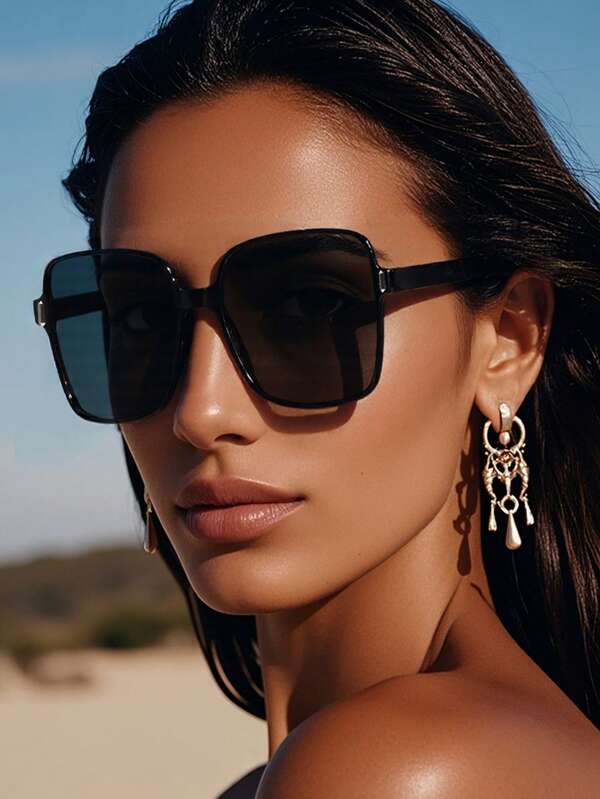 2pcs/Set Fashion Casual Versatile Fashion Glasses