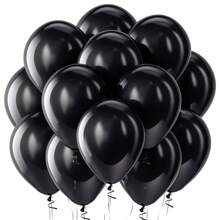 Black Balloons 5/10/12/18 Inches, 10/30/50/70/90pcs, Black Latex Balloons Suitable For Birthdays, Holidays, Graduation Celebrations, Showers, Weddings, Anniversaries, Retirement Parties, Bachelor Parties, Housewarming