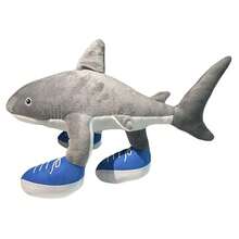 2Pcs-Tralalero Tralala Plush Toy, 15 Inch Italian Brainrot Stuffed Animal, Soft Shark Plushies Figure Doll For Adult Kids Boys Girls - A+b - 查看 2
