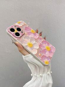 花卉图案镂空米色兼容手机壳，简约时尚防摔保护套，兼容 16/11/16pro/16plus/16promax/16e/15Promax/13/14/12/XS/XR/7G/8P，Galaxy 11/12Pro/12/12X/13Pro/14Pro/15Pro/X3pro，兼容10/9/Note9/12c/Note11pro/Note8Pro/9C/9a，防水防震防刮。 - 彩色 - 查看 4