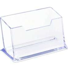 Transparent Acrylic Desktop Business Card Holder, Large Capacity Credit Card Organizer Box Back To School