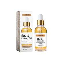 [Local Warehouse Delivery]1pc Buttocks Skin Care Oil, Buttocks Care Nourishes The Skin, Firming And Elasticity Moisturizing Body Lifting Massage Oil - 黃色 - 查看 8