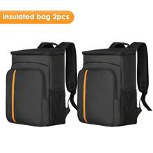 1pc/2pc20L Portable Thermal Lunch Bag Food Box Durable Waterproof Cooler Ice Insulated Case Camping Oxford Dinner Backpacks Icebox