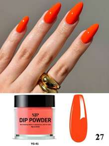 10 g de poudre acrylique colorée à tremper, poudre à tremper pour manucure française, convient pour le salon de manucure maison DIY, longue tenue, sans besoin de lampe à polymériser