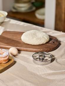 Cirelle 1pc Stainless Steel Doughnut Mold, Round Pastry Cutting Cutter, Baking Tool Compatible - Silver - View 3