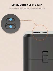 Automatic Cat Feeder, Timed Cat FoodDispenser With 1-4 Meals Per Day For Cats AndSmall Dogs, 2L Auto Pet Feeder For Dry FoodWith Programmable Portion Control,Dual PowerSupply, Easy To Clean, Black