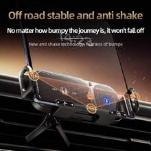 [Wireless Car Charger] 15W Wireless Car Charger, Adjustable Car Mount | Automatic Clamping, Foldable Screen, Fast Charging, USB Connector, Charging Indicator Light, Dashboard Mount