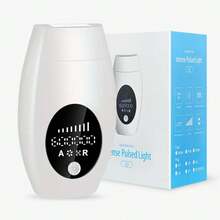 zs 1pc Pulsed Light Epilator 600,000 Flashes 8 Levels Laser Hair Removal Devices For Women Permanent Painless Professional Photoepilator For Women Body Bikinis Pubic Depilator At Home Use Device Hair Remover - 美規A型插(110-127V) - 查看 14
