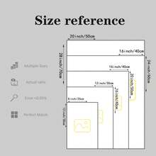 Tranh treo tường (1/3 tấm), khung tùy chọn, bộ tranh in hoa tông màu trung tính, bộ tranh trang trí tường theo phong cách thực vật cổ điển, tranh vẽ trên vải bố có khung/không khung. - Nhiều màu - Xem 6