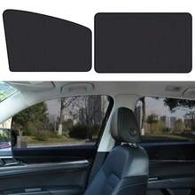 Magnetic Car Side Window Sun Shade With Small Hole Auto Black UV Protection Film Auto Window Curtain Window Mesh Sunshade Cover