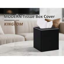 Hộp đựng khăn giấy vuông bằng da PU thanh lịch có khóa từ, hộp đựng khăn giấy trang trí cho phòng tắm, nhà bếp, nhà bếp, hộp đựng khăn giấy và giấy vệ sinh có thể nâng cấp khi quay lại trường - Nhiều màu - Xem 9