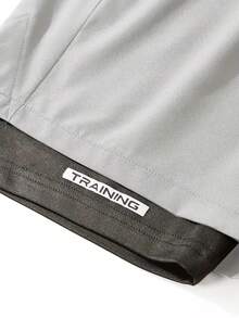 1pc Men's Quick-Dry Breathable Sports Shorts, Casual Fitness Running Shorts, Available In Multiple Colors - Light Grey - View 5