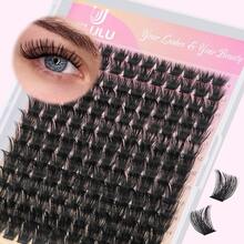 UILULU DIY Lash Extension Kit 280pcs Individual Lashes Clusters D Curl Lash Clusters, Lash Kit With Lash Bond And Seal, Remover, Lash Tweezers (30D+40D-0.07D-9-16MM Kit) - U02 Lash Kit - View 6