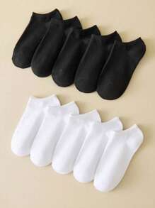 10/20/30/40 Pairs Summer Solid Color Soft Lightweight Low Top Casual Breathable Invisible Low Vamp Socks Slouchy