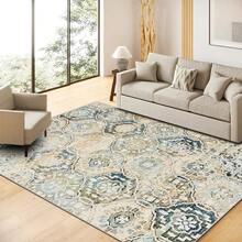 Moroccan Style Machine Washable Carpet For Living Room, Non-Slip Bedroom Rug, Corridor Mat, Vintage Patterned Carpet For Kitchen, Dining Room, Office - Morocco - View 66