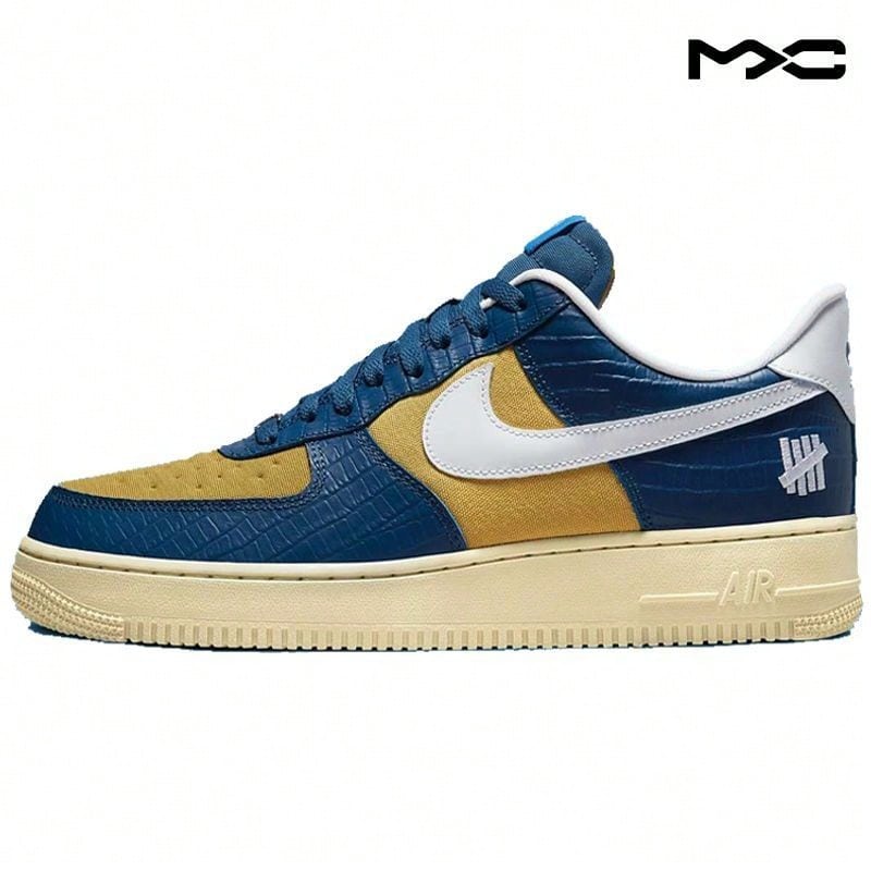 Zapatillas deportivas para hombre X Air Force 1 Low SP "Dunk Vs AF1" de color azul corte-azul blanco y oro, DM8462-400 - Multicolor - Ver 1