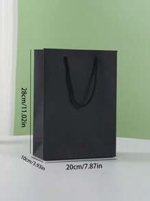 1pc Cute Solid Color Jewelry Handbag, Elegant Jewelry Packaging Bag, Ideal Gift Bag For Accessories. Suitable For Holiday, Wedding, Birthday, Graduation Season Gift Packaging