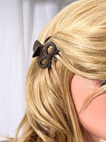 3PCS Solid Color Casual Retro ABS Plastic Women's Hair Clips, Bow, Flower, Cloud Shape, Front Bangs & Ponytail, Suitable For All Seasons Hair Claw Claw Clips Hair Jaw Clip Hair Clamps