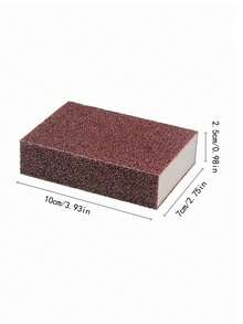 1pc Kitchen Magic Sponge Scrubber, Multi-Purpose Sponge Cleaning Brush, Suitable For Pots, Pans, Graters, Knives, Etc., Made Of Melamine Sponge Material, Strong Decontamination Brush