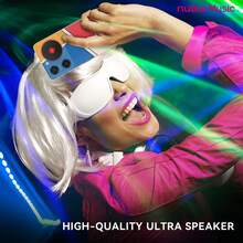 Nubia Smartphone, Nubia Musik, PopArt, Entsperrte Version, Android 13 System, (4GB RAM+4GB Fusion Speicher)+128GB ROM, 5000mAh Akku, Dual SIM Dual Standby 4G, DTS:X® Ultra Audio, NFC Unterstützung, 4G LTE, Globale Version - Pop-Art - Übersicht 5