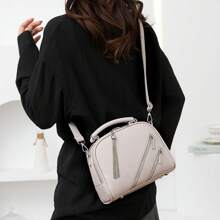 Women Top Handle Bags - 粉色 - 查看 6