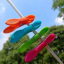 27 Pcs Colorful Plastic Clothespins Laundry Pins Windproof Clotheslinger Towel Clips Drying Line Pegs Small Colored Clothes Pins For Outdoor Clothesline Crafts Picture Food Package Clips - Colorful - View 8
