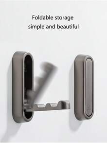 4PCS/2PCS/1PC 可折叠隐形磁性挂钩，铝合金金色浴室壁钩，卧室门钩，适用于衣柜围巾帽子长袍钥匙钱包包衣钩（带螺丝，需打孔）