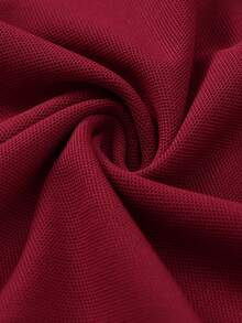 Ladies' Fashion Polo Shirt - Burgundy - View 5