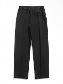 WASSUP OTHER Pantalons d'été pour hommes, pantalons de costume pour hommes d'affaires, pantalons longs slim à la mode, légers pour le travail et les loisirs